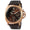 Men's 50mm Brown Multi-Function Leather Strap Watch