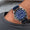 men 42mm sport bezel weekend watch - blue sport dial with luminous markers black bezel matched with black canvas strap -quartz accuarte japan movement manufcatured by Seiko lifetime warranty water resistant makes perfect gift for any occasion warranty