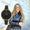 slim sleek women everyday watch 38mm gold plated case wih skinny calfskin leather strap adjsutable to fit most wrists. easy to see markers black dial trendy fashion ladies wristwatch . accurate quartz movement manufactured by Seiko lifetime warranty 