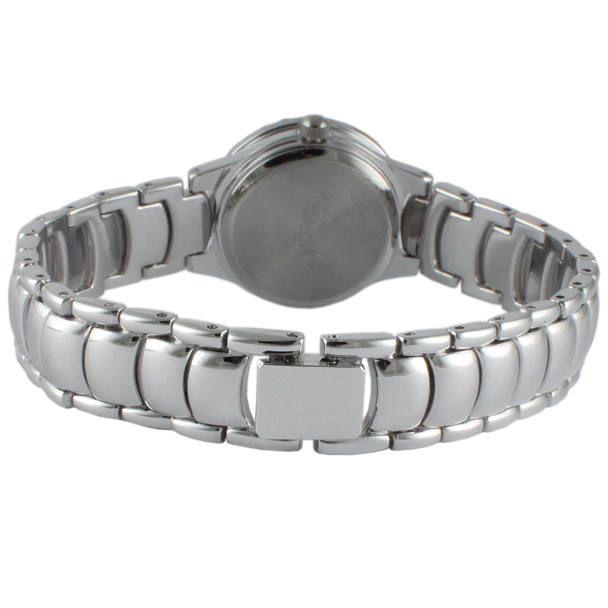 Peugeot Women's Round 24MM Crystal Bezel Pastel Blue MOP Dial Bracelet Watch