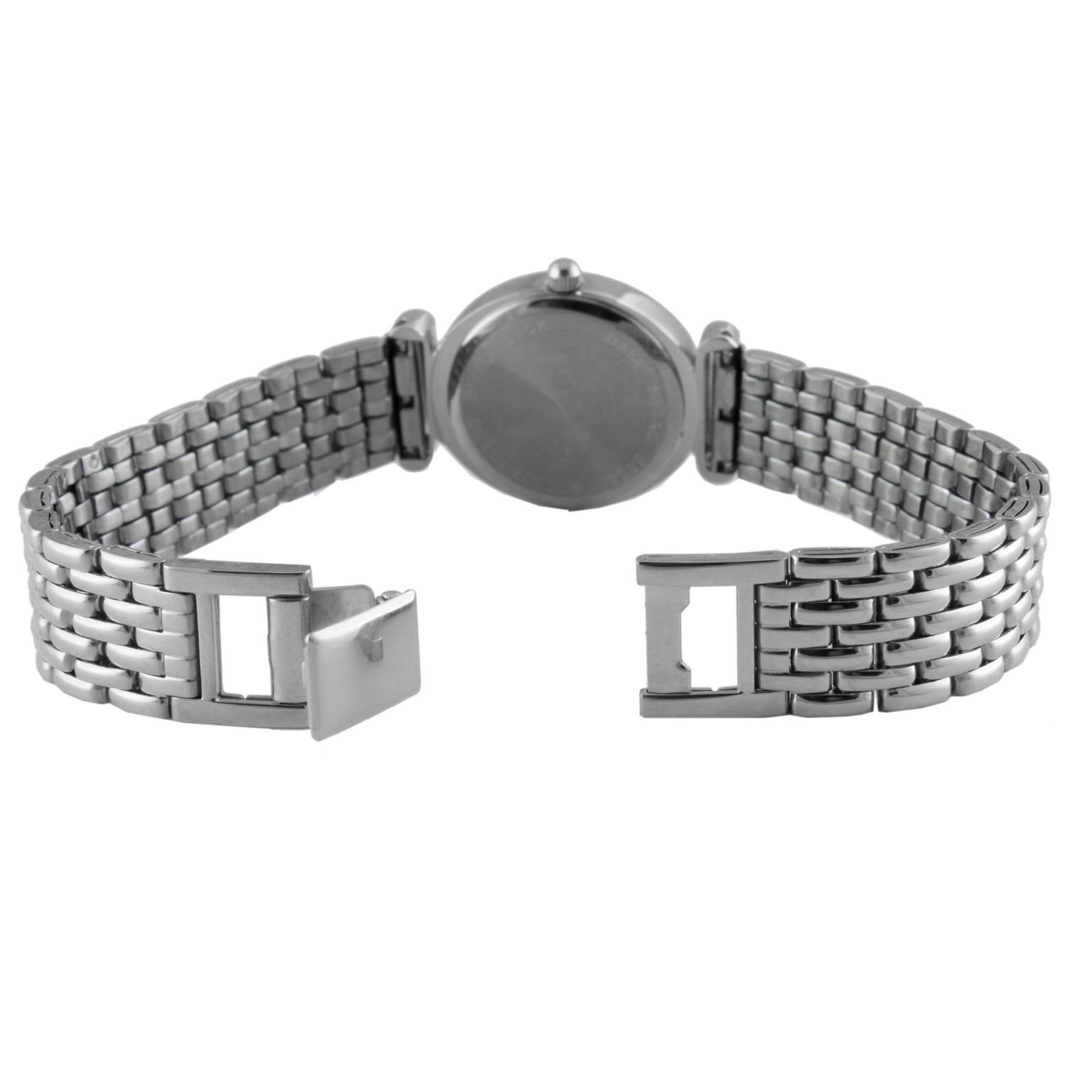 Women Crystal Watch Bracelet with Matching Heart Earrings