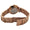 Women Rose Gold Watch 30mm Sleek Stainless Steel Bracelet