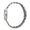 Women's 32mm Hex Shape Silver Bracelet Watch