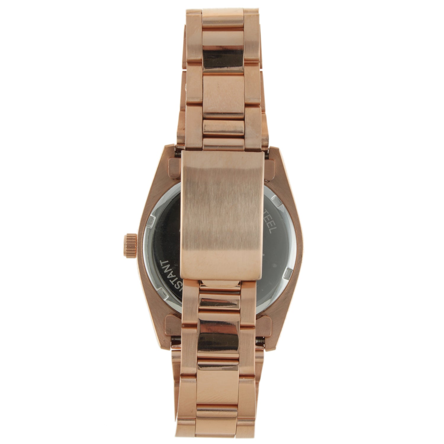 Women's Rose Gold Swiss 35mm Round Bracelet Watch