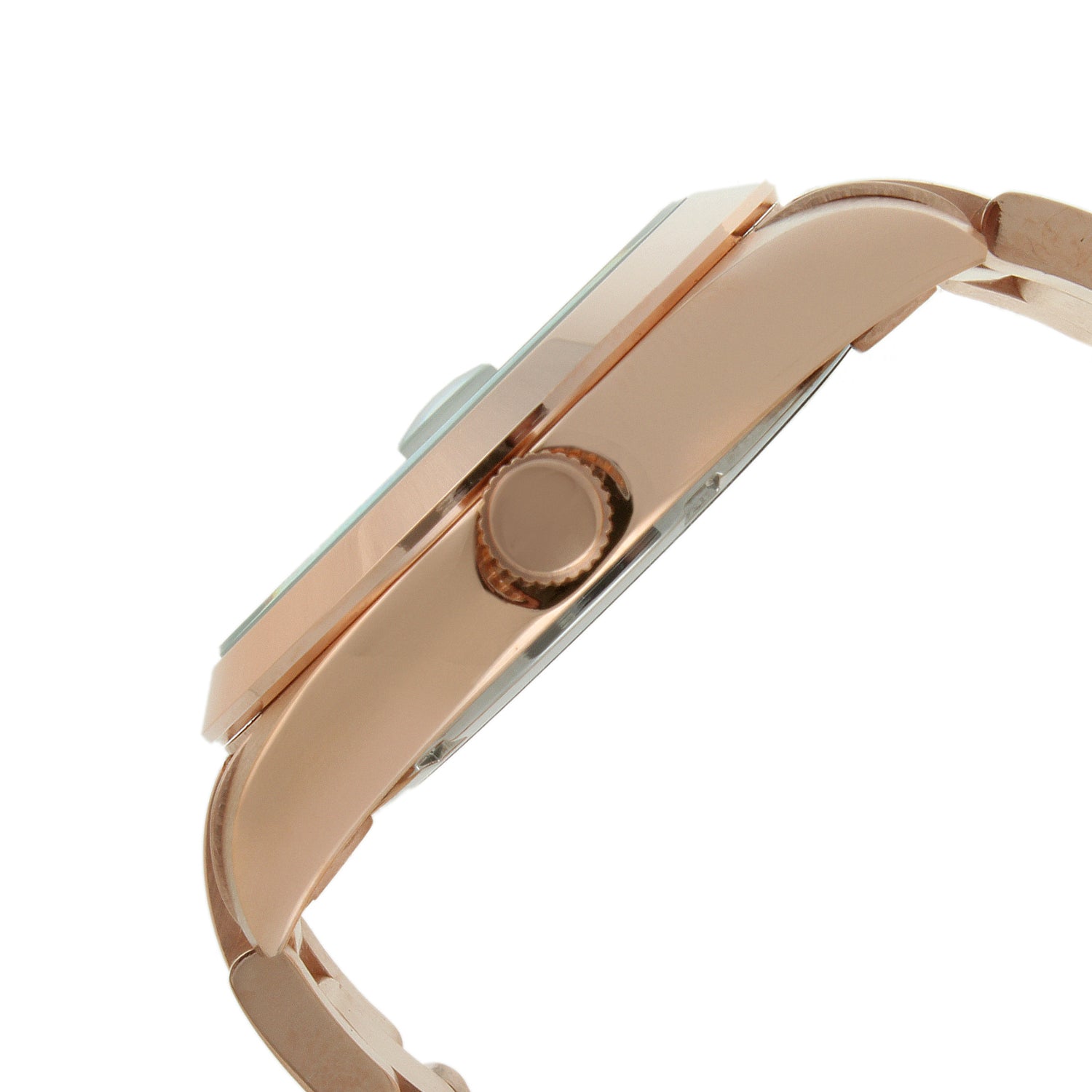 Women's Rose Gold Swiss 35mm Round Bracelet Watch