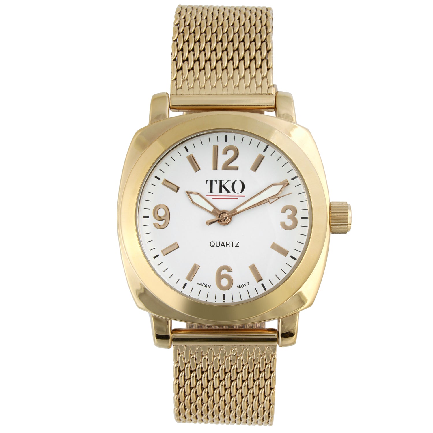TKO 40MM Mesh Bracelet Watch - Gold