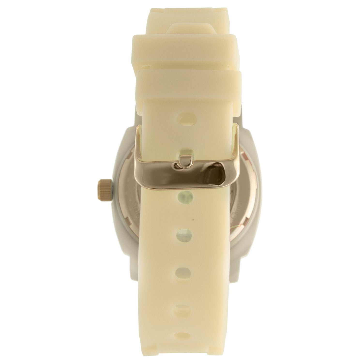 TKO 40mm Mechanical Skeleton Watch- Cream