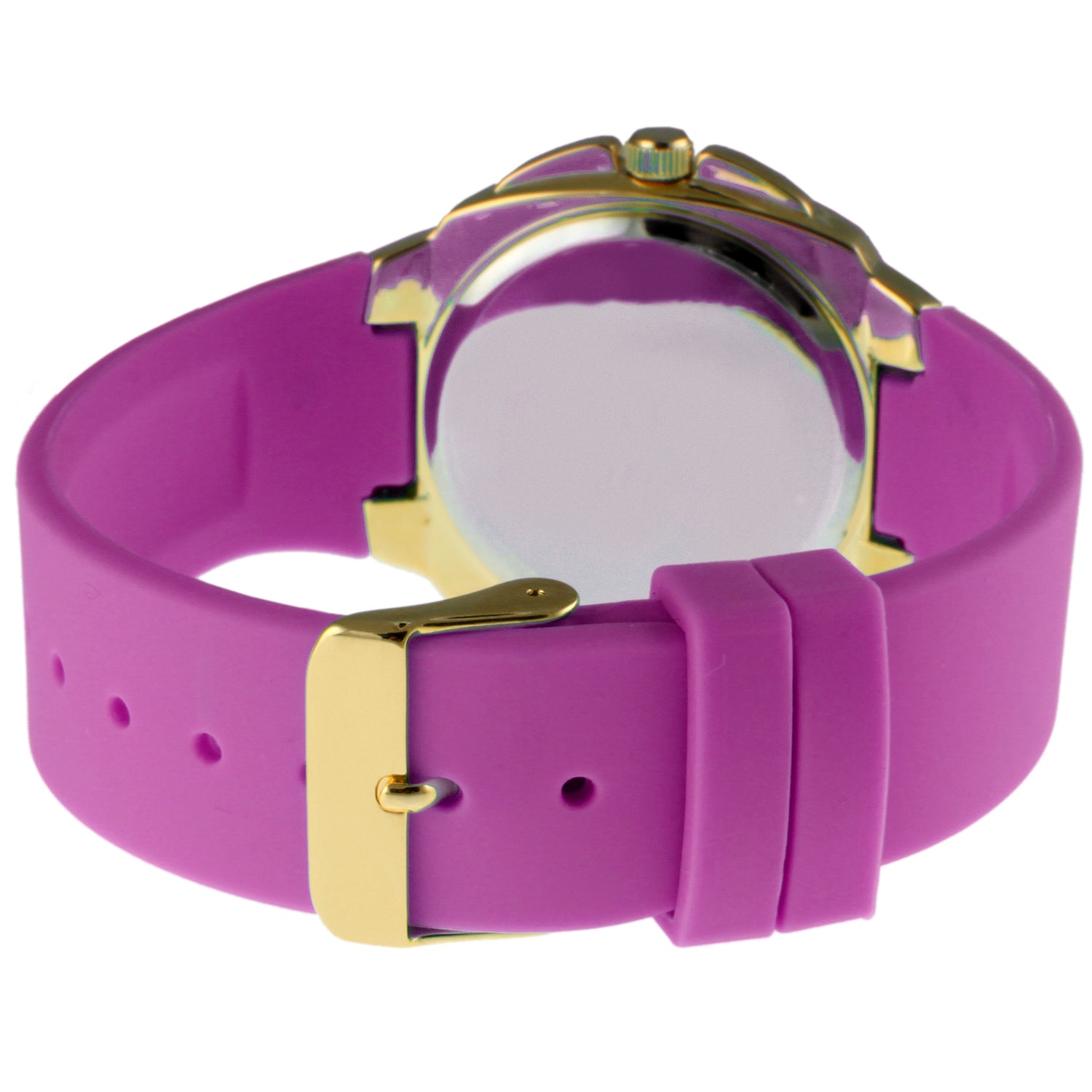 TKO Multi-Function Watch with Fluted Bezel - Purple