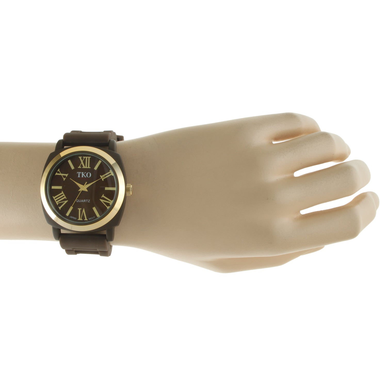 TKO Milano Fall Silicone Rubber Watch- Brown