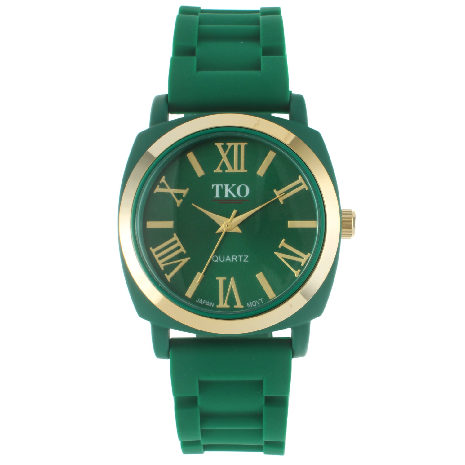 TKO Milano Fall Silicone Rubber Watch- Green