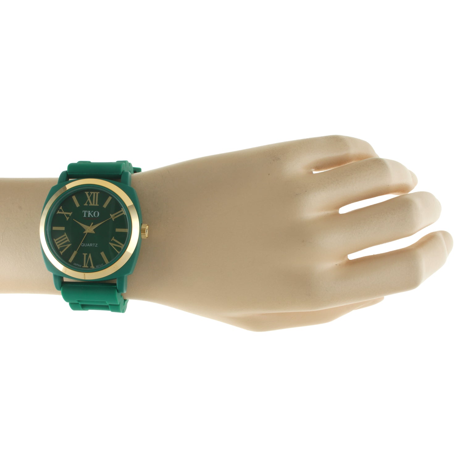 TKO Milano Fall Silicone Rubber Watch- Green