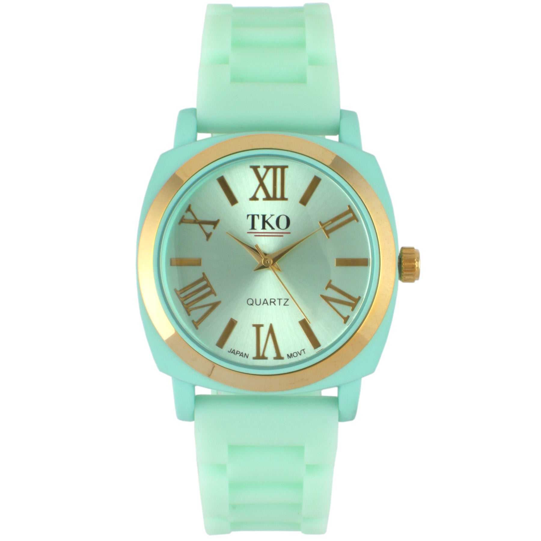 TKO Milano Fall Silicone Rubber Watch- Mint