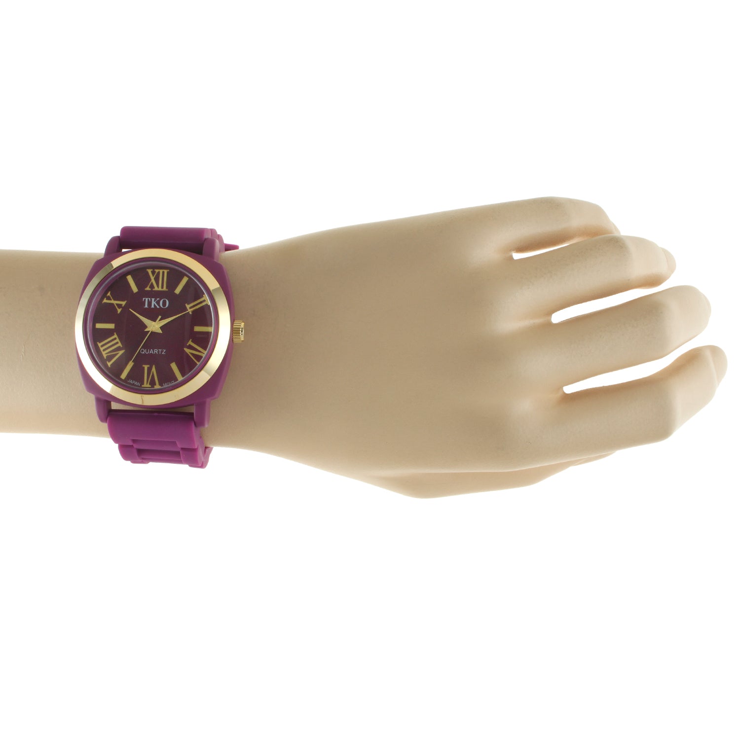 TKO Milano Fall Silicone Rubber Watch- Purple