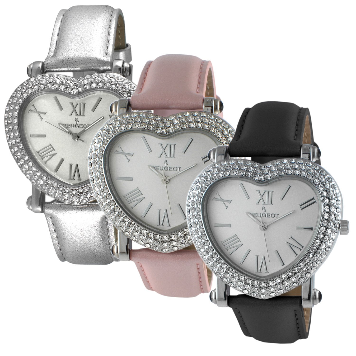 Group Shot Silver,Pink, Black
