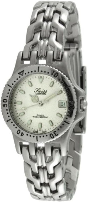 Swiss Edition Women's Luxury Silver Bracelet Watch