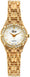 Swiss Edition Women's Luxury 23K Gold Plated Crystal Bezel