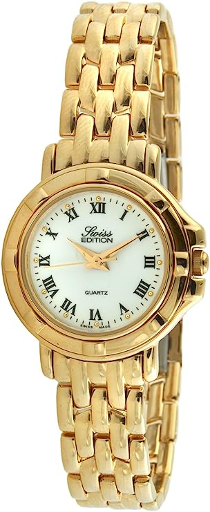 Swiss Edition Women's Watch with 23K Gold Plated Dress Bracelet Swiss Edition Women's Watch with 23K Gold Plated Dress Bracelet