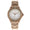 Women 36mm Sport Bezel Rose Gold Bracelet Watch