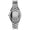 Men's 40mm Silver Face Fluted Bezel Steel Bracelet Watch