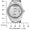 Men's 40mm Silver Face Fluted Bezel Steel Bracelet Watch