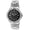 Womens 40mm Round Silver-Tone Crystal Accented Bracelet Watch