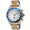 Men's 46mm Two-Tone Circular Day Date Stainless Steel Bracelet Watch