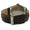 Men 42mm Multi-Function Steel Leather Strap Watch