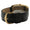 Men’s 40x35mm Gold-Tone Cushion Case Watch with Leather Strap