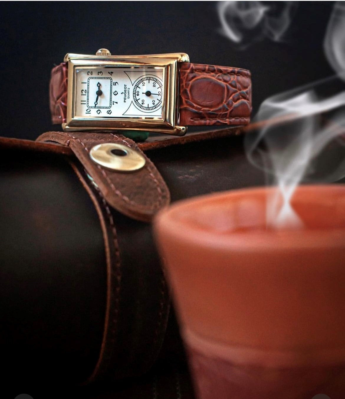 SHOP FOR the LOOK 3 Adjustable Dark Brown Leather Strap 