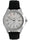 Men 40mm Military White Dial Calendar Watch with Canvas Strap