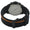 Men's 46mm Orange Multi-Function Sport Rubber Watch