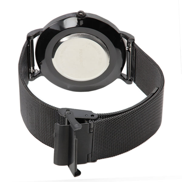 Vintage Pair of Men and Women Leather Couple Watches - Black main image 0