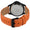 Men's 40mm Military Dial Sport Orange Canvas Strap Watch