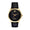 Men's 40mm Wafer Slim Round Gold-Plated Case Watch