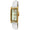 Women 36x18mm Watch Glossy White Leather Strap