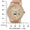 Women's 40mm Multi-Function Watch with Pink Suede Strap