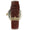Women's 38mm Watch T-Bar Dress Brown Leather Strap