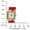 Women's 20mm Square Watch with Glossy Red Leather Strap