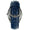 Women's 40mm Blue Boyfriend Watch with Baguette Crystals