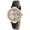 Women's 38mm Black Watch Crystal Bezel Leather Strap