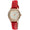 Women's Red 36mm Classic Watch with Crystal Bezel