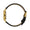 Women 30mm Wafer Slim Designer  Status Watch Black Dial