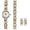 Women Crystal Watch w/ Matching Bracelet & Earing Gift Set