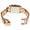 Women's Rose Gold Tank Shape Bracelet Watch - Swarovski Crystal Bezel