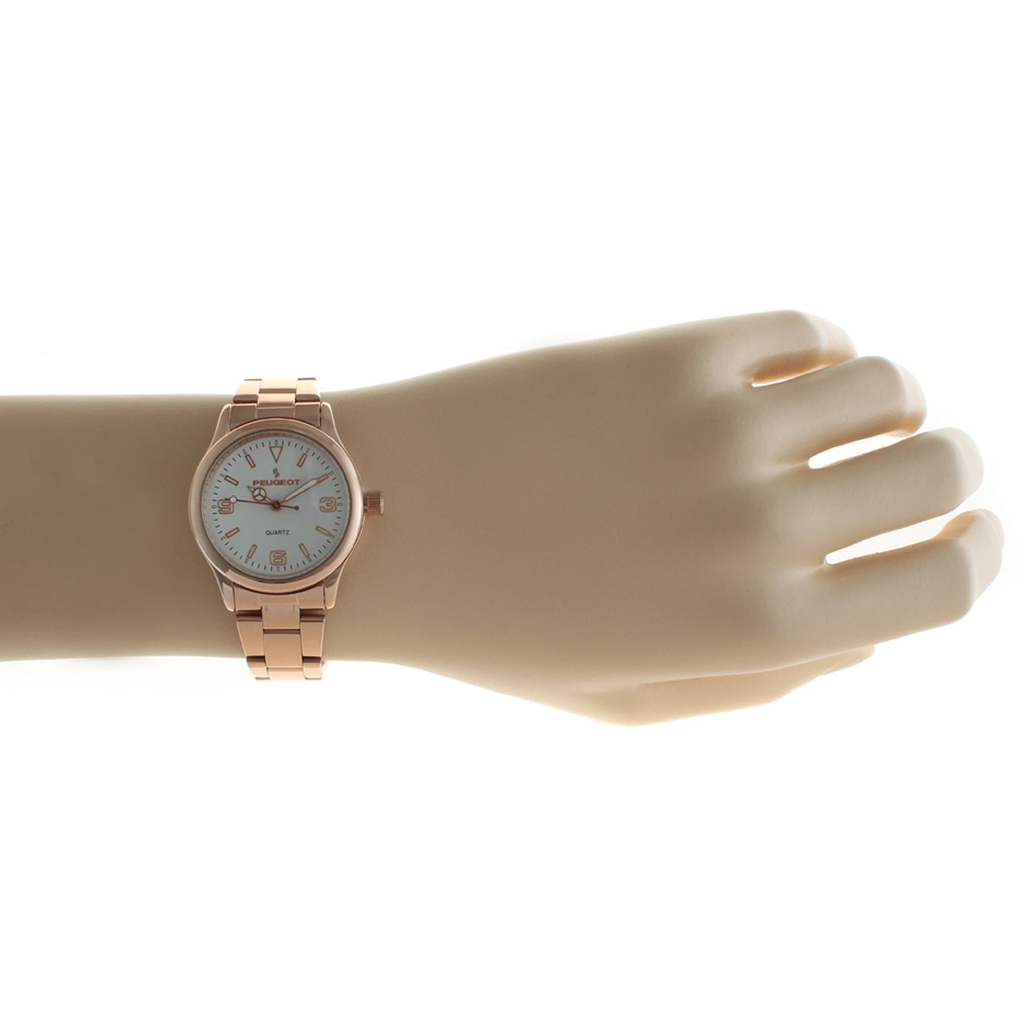 Women's Rose Gold Everyday Easy-Read 32mm Status Bracelet Watch