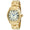 Women's Gold Status Bracelet Watch 36x33mm Barrel Shape Roman Dial