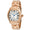 Women's Rose Gold Status Bracelet Watch 36x33mm Barrel Shape Roman Dial