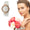 Women's White Ceramic Watch 34mm Crystal Bezel