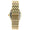 Women's Gold 40mm Multi-Function Watch with Crystal Bezel
