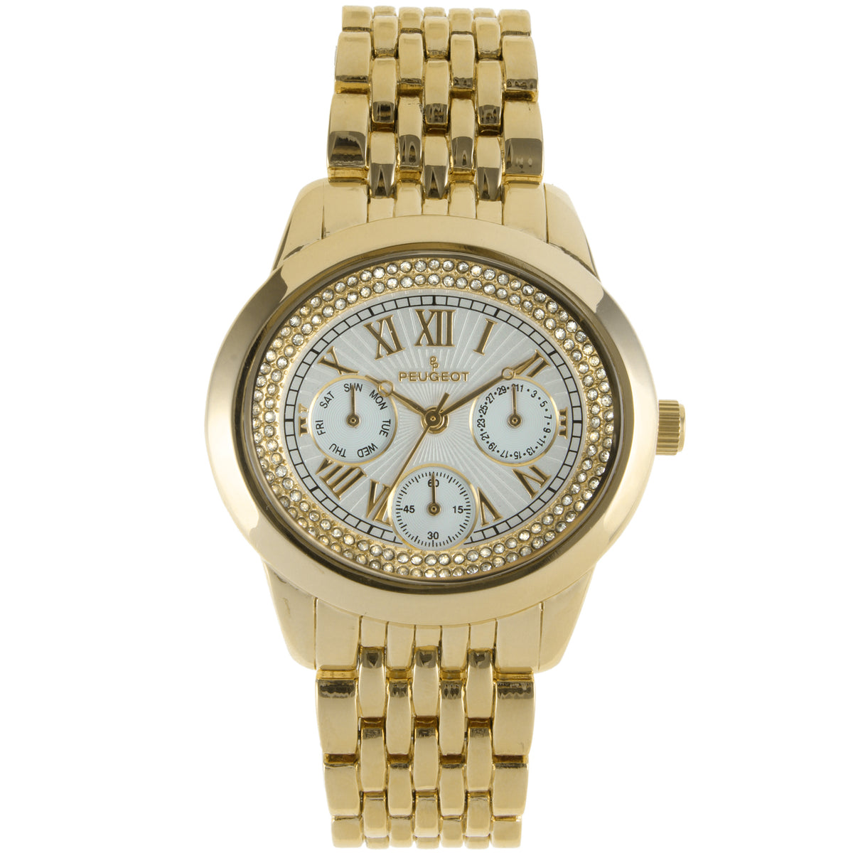 Crystal Bezel Gold Women’s Luxury Dial Watch NEW The Duchesses ERA Women main image 3